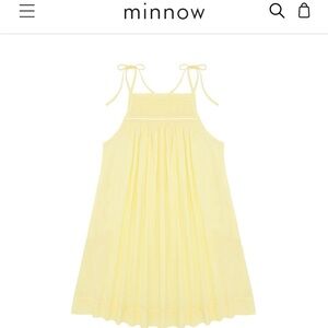 Minnow Smocked Coverup Dress